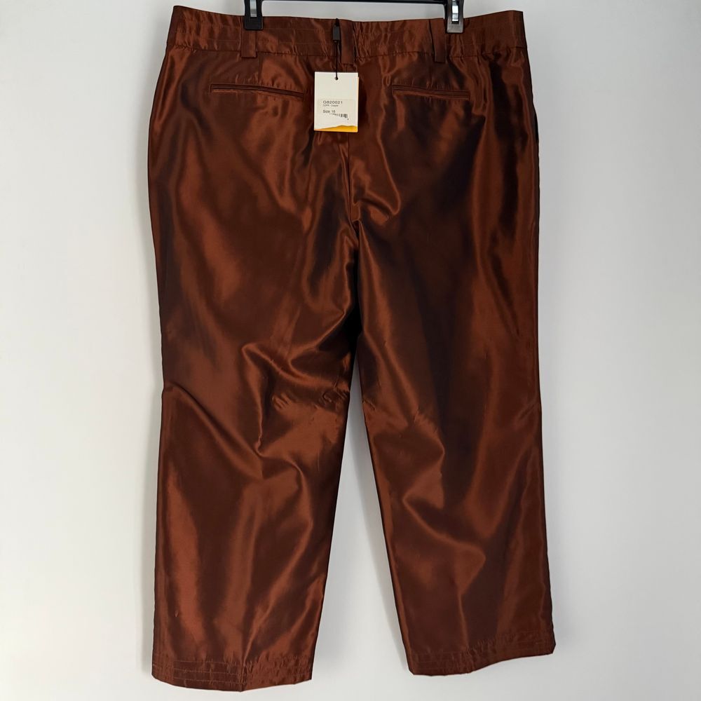 SoCa St. John Pant Suit Copper Size 16 NWT - Picture 9 of 11